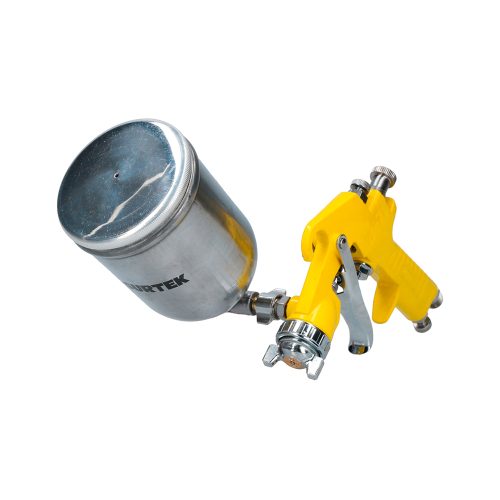 PISTOLA DE GRAVEDAD PARA PINTAR SURTEK PPG3 CON VASO GIRATORIO 400 MILILITROS