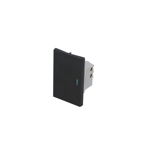 INTERRUPTOR MODULAR SWITCH SURTEK P607N NEGRO 1/1