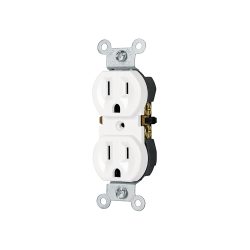 CONTACTO DUPLEX TRUPER VOLTECK CODO-SGB BLANCO 2 POLOS 3 HILOS