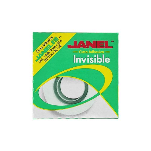 CINTA ADHESIVA INVISIBLE JANEL 810 18 MILIMETROS X 33 METROS - Image 2