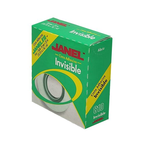CINTA ADHESIVA INVISIBLE JANEL 810 18 MILIMETROS X 33 METROS - Image 3