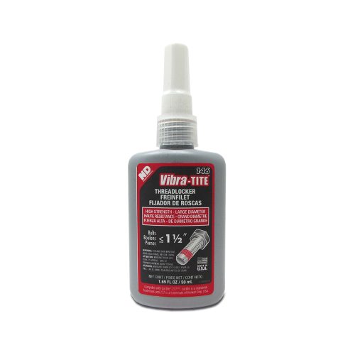 FIJADOR DE ROSCA PARA DIAMETROS GRANDES  VIBRATITE 146 ROJO 50 MILILITROS