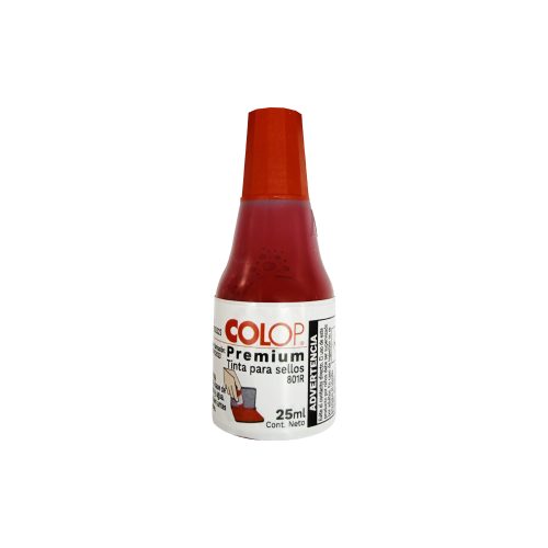 TINTA PARA COJIN BARRILITO 801R ROJA TIPO GOTERO 25 MILILITROS