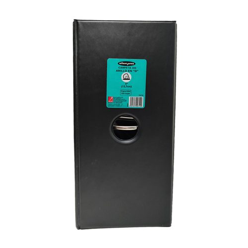 CARPETA DE CARTON SOLIDO Y VINIL ACCO P2712 NEGRO 5'' ARGOLLA ''D'' PANORAMICA - Image 3