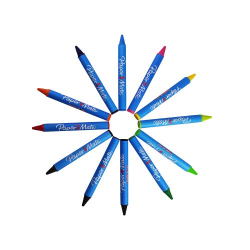 CRAYON PAPER MATE CARMEN PAQUETE CON 12 PIEZAS VARIOS COLORES CIRCULAR GRUESO - Image 2
