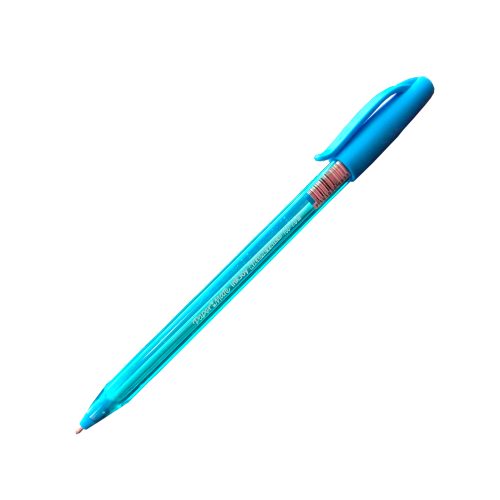 BOLIGRAFO PAPER MATE KILOMETRICO INKJOY 100 TURQUESA PUNTA MEDIA 1.0 MILIMETRO