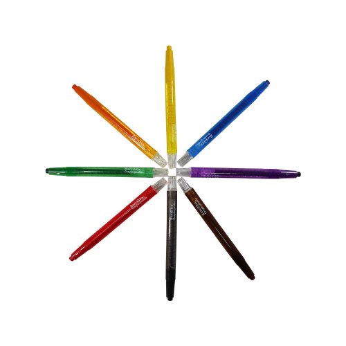 CRAYON GIRABLE BARRILITO CRY8 PAQUETE CON 8 PIEZAS VARIOS COLORES - Image 2