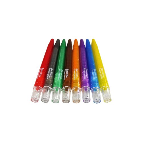 CRAYON GIRABLE BARRILITO CRY8 PAQUETE CON 8 PIEZAS VARIOS COLORES - Image 3