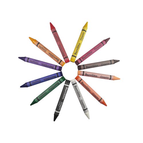 CRAYON BARRILITO 12J PAQUETE CON 12 PIEZAS VARIOS COLORES CIRCULAR JUMBO - Image 2