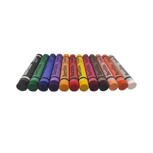 CRAYON BARRILITO 12J PAQUETE CON 12 PIEZAS VARIOS COLORES CIRCULAR JUMBO - Image 3