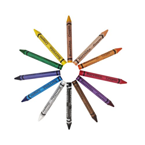 CRAYON BARRILITO 12JT PAQUETE CON 12 PIEZAS VARIOS COLORES TRIANGULARES JUMBO - Image 2