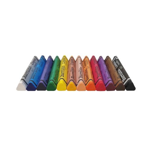 CRAYON BARRILITO 12JT PAQUETE CON 12 PIEZAS VARIOS COLORES TRIANGULARES JUMBO - Image 3