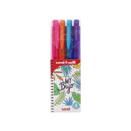 BOLIGRAFO GEL AZOR UNIBALL CARTERA CON 4 PIEZAS VARIOS COLORES PUNTO FINO