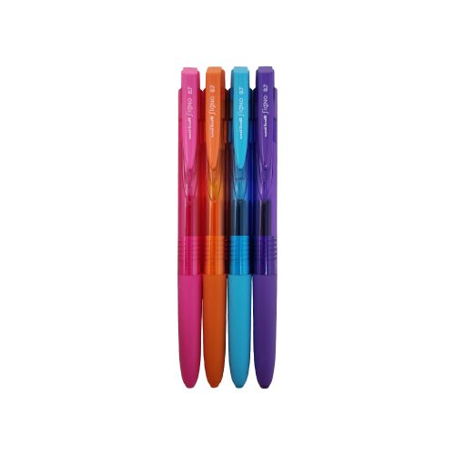 BOLIGRAFO GEL AZOR UNIBALL CARTERA CON 4 PIEZAS VARIOS COLORES PUNTO FINO - Image 2