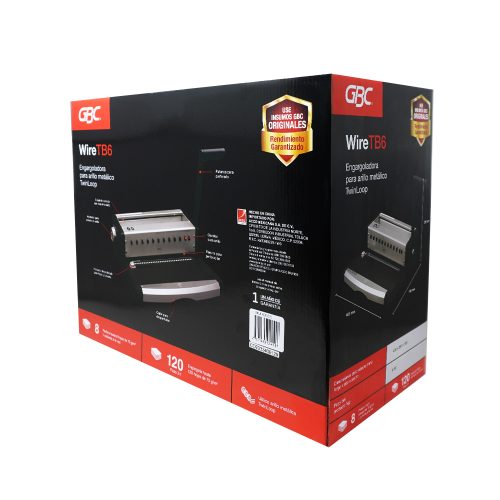 WIRE TB6 ACCO GBC MX0030 ENGARGOLADORA ENCUADERNA HASTA 120 HOJAS - Image 2