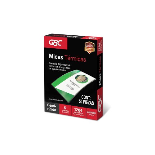 CUBIERTA PARA ENGARGOLAR GBC P3548 PAQUETE CON 50 PIEZAS TAMAÑO CARTA HUMO