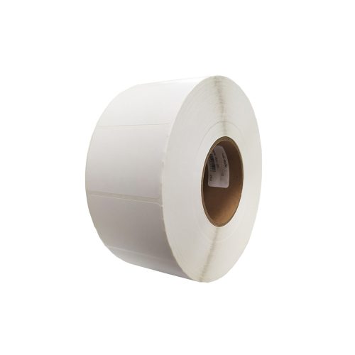 ETIQUETA THERMAL TRANSFER HOTMELT 102 X 76 MILIMETROS BLANCA CENTRO DE 1 PULGADA 500 PIEZAS