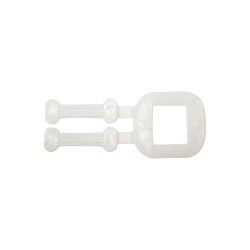 HEBILLA PLASTICA GUARDAPAQ PARA FLEJE DE POLIPROPILENO DE 1/2'' CON 1000 PIEZAS