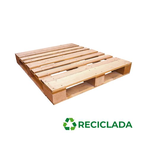 TARIMA DE BLOCK THORO 40'' X 48'' MADERA NATURAL RECICLADA