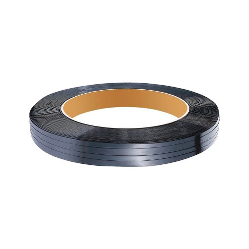 ROLLO DE FLEJE DE ACERO PAVONADO 1/2 X 0.020 PULGADAS