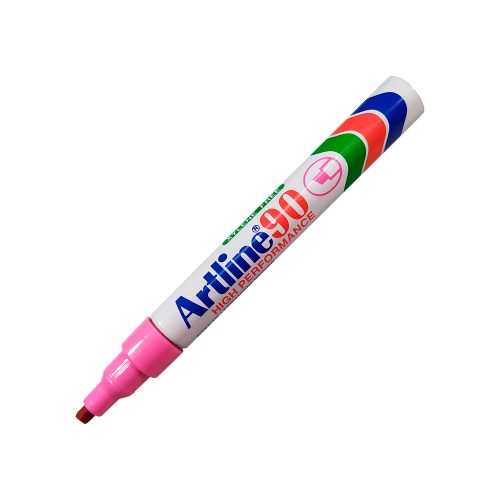 MARCADOR PERMANENTE ARTLINE EK-90RS ROSA 5 MILIMETROS PUNTA CINCEL - Image 2
