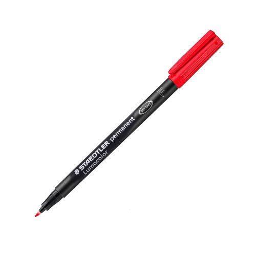 MARCADOR PERMANENTE STAEDTLER LUMOCOLOR ROJO PUNTO FINO - Image 3
