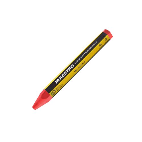 CRAYON MAESTRO PRENSADO DIXON ROJO
