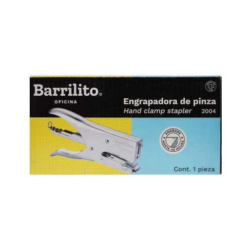 ENGRAPADORA DE PINZA BARRILITO 2004 PLATA PARA 40 HOJAS