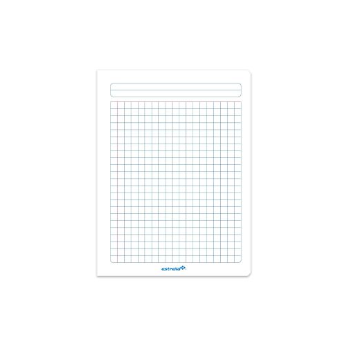 CUADERNO FORMA FRANCESA ESTRELLA 0701 CUADRO 7 MILIMETROS COSIDO 100 HOJAS - Image 2