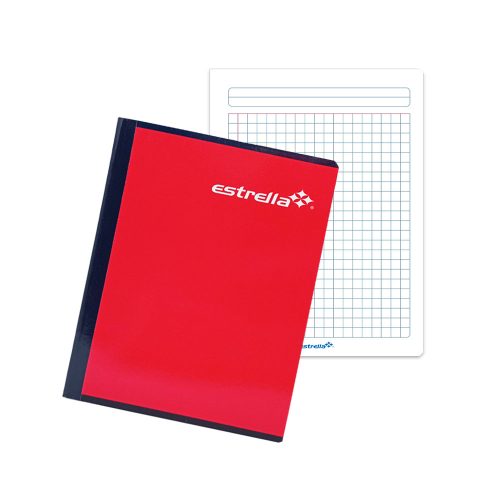 CUADERNO FORMA FRANCESA ESTRELLA 0701 CUADRO 7 MILIMETROS COSIDO 100 HOJAS - Image 3