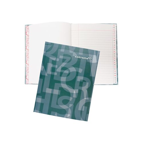 CUADERNO FORMA FRANCESA ESTRELLA 0210 RAYA CON INDICE PASTA DURA COSIDO 96 HOJAS - Image 3