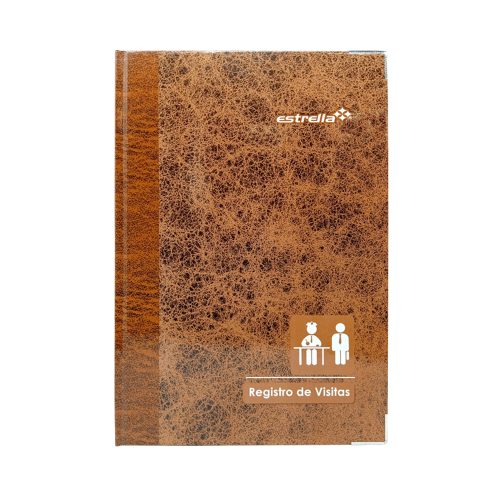 LIBRO FLORETE ESTRELLA 0121 96 HOJAS FORMA FRANCESA REGISTRO DE VISITAS
