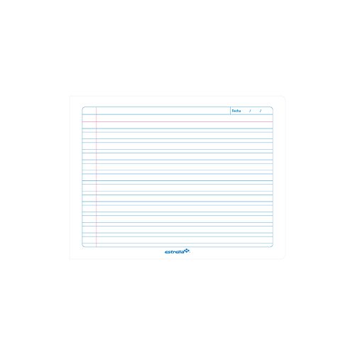 CUADERNO FORMA ITALIANA ESTRELLA 0654 DOBLE RAYA COSIDO 100 HOJAS - Image 2