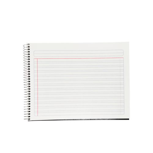 CUADERNO FORMA ITALIANA ESTRELLA 0164 DOBLE RAYA ESPIRAL 100 HOJAS - Image 2