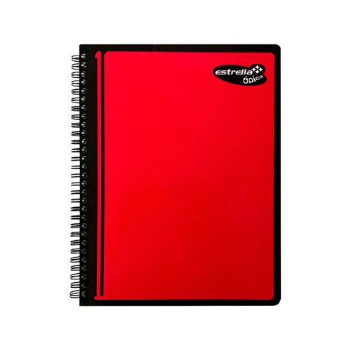 CUADERNO PROFESIONAL ESTRELLA UNICO 0715 RAYA DOBLE ESPIRAL 100 HOJAS