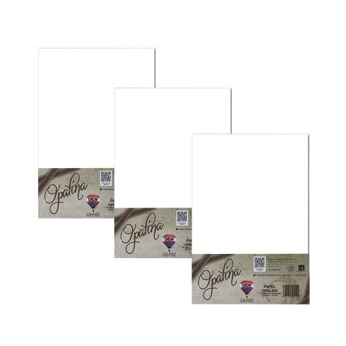 HOJA DE PAPEL OPALINA DIEM PAQUETE CON 100 PIEZAS BLANCO TAMAÑO OFICIO 125 GRAMOS - Image 3