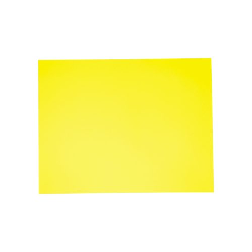 PLIEGO DE CARTULINA FLUORESCENTE DIEM AMARILLO ELECTRICO PAQUETE 100 PIEZAS 48 CM X 65 CM 190 G