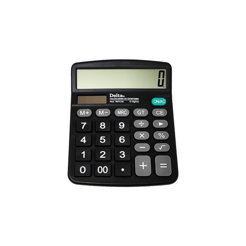 CALCULADORA DE ESCRITORIO BARRILITO DELTA 7807CDE 12 DIGITOS - Image 2