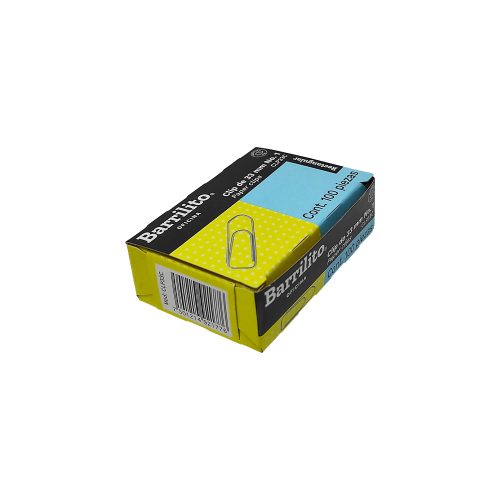 CLIP RECTANGULAR BARRILITO CLP33C PAQUETE CON 100 PIEZAS NÚMERO 1