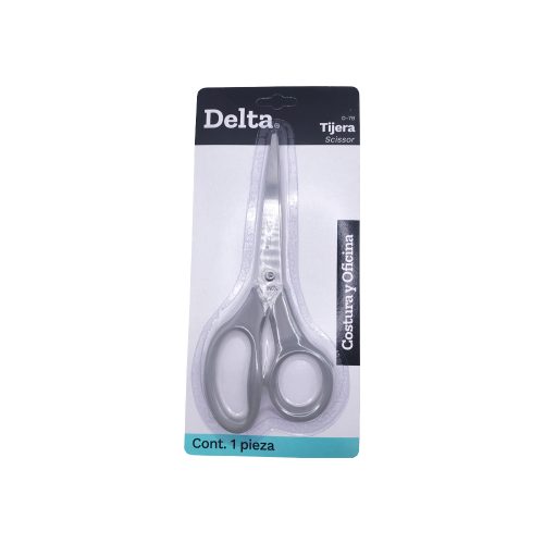 TIJERA COSTURA Y OFICINA BARRILITO DELTA D-6B MANGO DE PLASTICO 6''