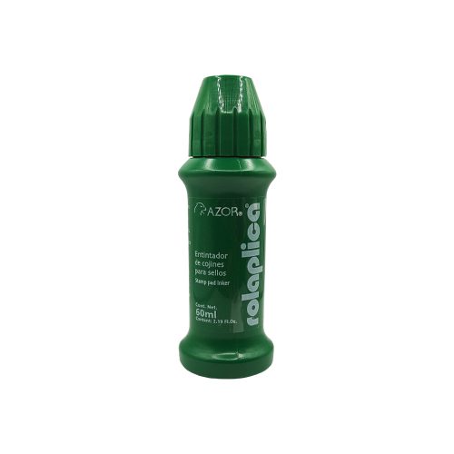 TINTA PARA SELLO AZOR ROLAPLICA VERDE 60 MILILITROS