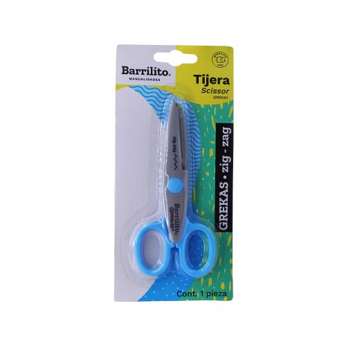 TIJERA GREKAS BARRILITO GREKA1 CORTE ZIG ZAG