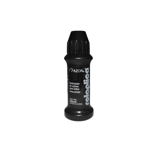 TINTA PARA SELLO AZOR ROLAPLICA NEGRO 60 MILILITROS