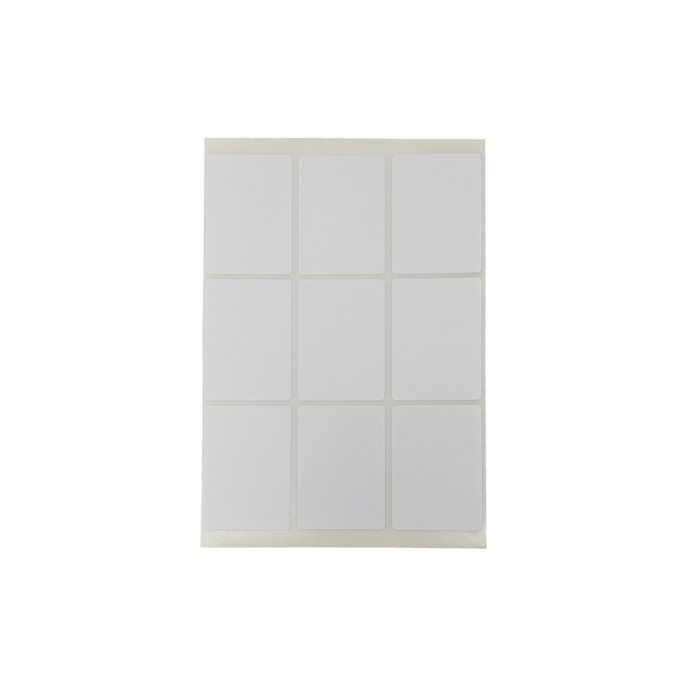 ETIQUETA ADHESIVA JANEL ECONOPACK 6747 NO. 13 BLANCO PAQUETE 180 PIEZAS 67 X 47 MILIMETROS - Image 2