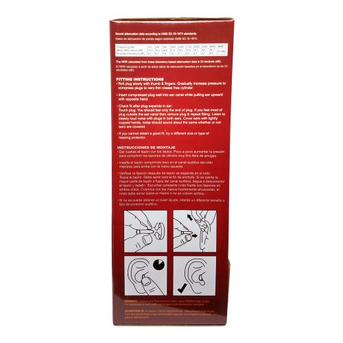 TAPONES AUDITIVOS DESECHABLES CON CORDON PROFERRED M17020 CAJA CON 100 PIEZAS - Image 2