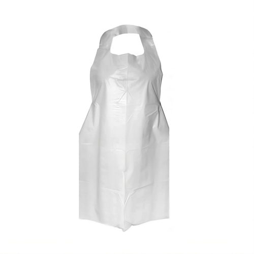 MANDIL DESECHABLE PAQUETE CON 100 PIEZAS BLANCO