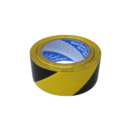 CINTA ADHESIVA DELIMITADORA NAVITEK 755 AMARILLO CON NEGRO 48 MILIMETROS X 33 METROS - Image 2