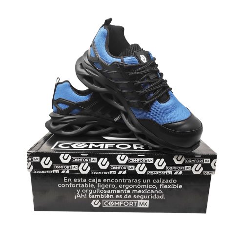 ZAPATO DE SEGURIDAD COMFORT MX TJ204 AZUL TALLA 28 - Image 3