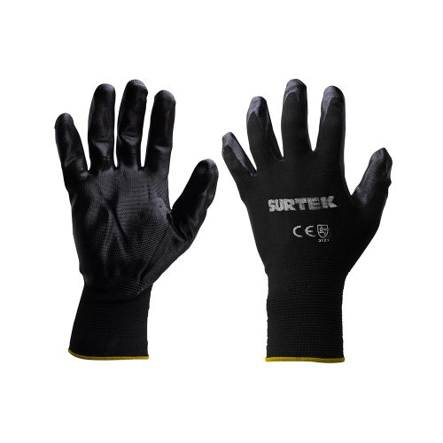 GUANTE DE NYLON SURTEK GNNG CON RECUBRIMIENTO DE NITRILO TALLA GRANDE