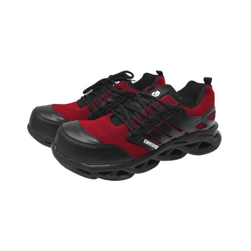 ZAPATO DE SEGURIDAD COMFORT MX TJ204 ROJO CON NEGRO TALLA 28 - Image 2